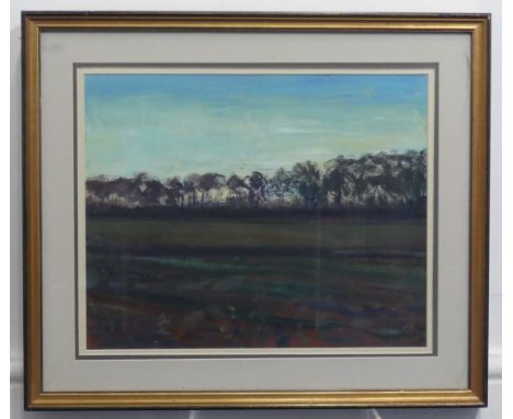 Keith Money (New Zealand, b.1935), Wooded landscape, oil on board, signed with initial ‘M’, 30cm x 38cm, together with a rive