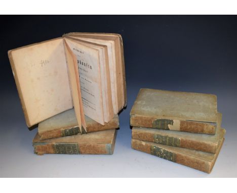 Raumer (Friedrich von), Geschichte der Hohenstaufen und ihrer Zeit, six-volume set, J. R. Ensslin'schen Buchhandlung, Reutlin