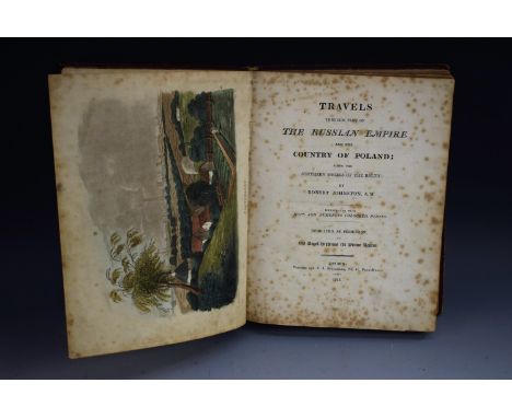 Johnston (Robert), Travels Through Part of The Russian Empire and the Country of Poland; Along the Shores of the Baltic, Illu