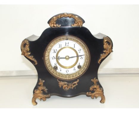 Early 20th century ornate mantle clock