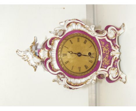 Ceramic mantle clock 26cm high