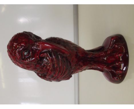 Peggy Davies Ceramics Phoenix Series large limited edition figure of a bird, 'The Whisperer', modelled by Robert Tabbenor, in