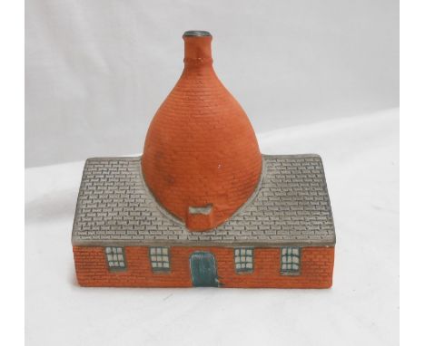 A W.H. Goss porcelain model, depicting the Goss Factory Kiln with painted finish and printed marks to the base