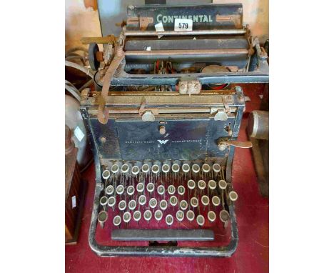 An antique Continental typewriter