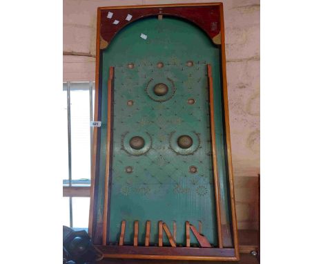 A vintage tabletop bagatelle game