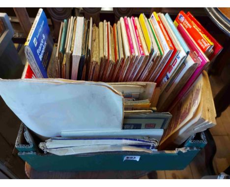 A box containing a quantity of Ordnance Survey and road maps
