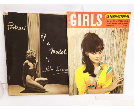 Portrait of a Model by John Everard, Folio with printed dust jacket and monochrome plates, Pub. George Routledge &amp; Sons L