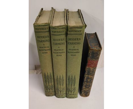 Modern Farming: A Practical Illustrated Guide: three volumes, Pub. Waverley Book Co. Ltd., 1950 - sold with Ants, Bees and Wa