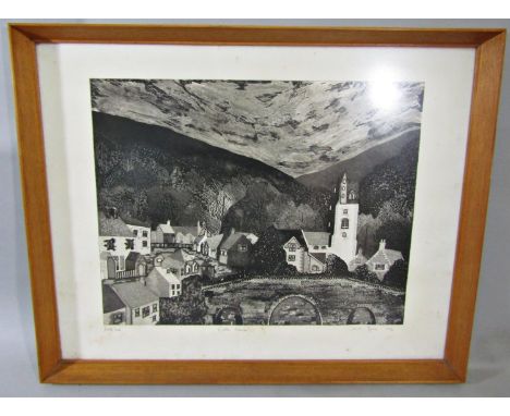 James Priddey (British 1916-1980) - Tobermoray (sic) Bay, signed coloured screen type print on paper, 27.5 x 36.5cm approx vi