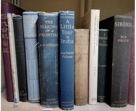 A collection of late 19th/early 20th century travel books to include, A Little Tour in India, by The Honourable R Palmer, The