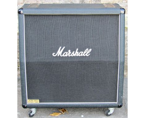 A Marshall Header JCM900 100w Hi Gain Dual Reverb, reference number Y41639, together with a Marshall amplifier 1960a 4 x 12, 