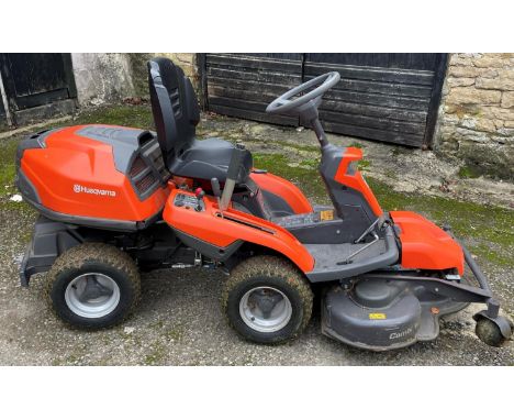 A Husqvarna R 316 TXs AWD ride on lawnmower (on view Monday 13th PM)