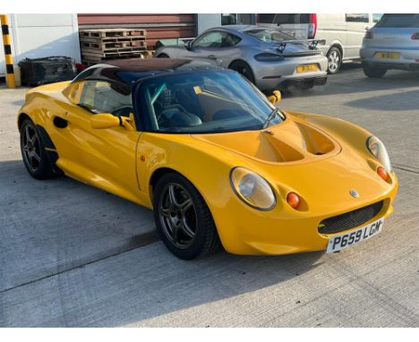 A brightly hued little S1, ex-Elise Trophy but now re-registered and carefully prepared for Fast Road/Trackdays.Modified some