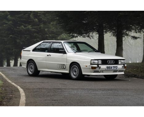 An early, UK-supplied, right-hand drive, 10-valve car from 27-years long-term ownership and largely original.Audi's Quattro i