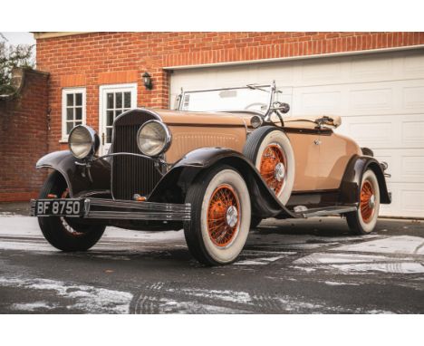 A delightfully presented example of the Series 75 Roadster, one of the sportiest models offered by Chrysler and one of the pi