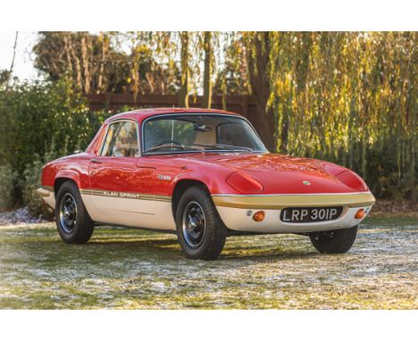 On offer from the Piddington Collection. The last Elan Sprint to be UK-registered and possibly the best Fixed Head Coupé in e