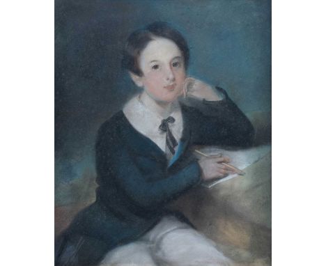 Edmund Hastings (1781-1861)Portrait of John Francis JobsonSigned and dated 1848?, pastel, together with a further pastel by t