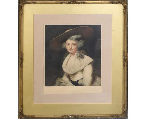 Sydney E. Wilson After Sir Henry Raeburn RA"Sir George Sinclair"Mezzotint, together with another by Wilson after George Romne