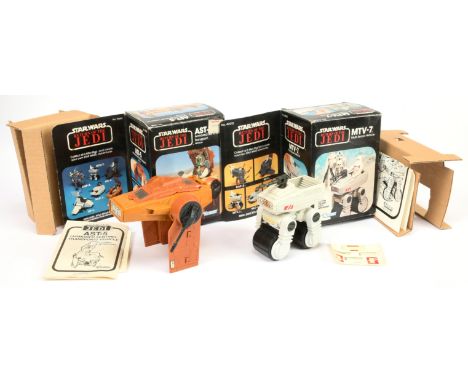Kenner Star Wars vintage vehicles x 2. Return of the Jedi AST-5, Near Mint complete, within Good opened box, includes inserts