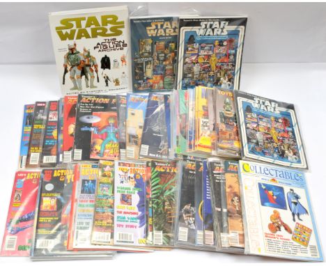 Quantity of Toy Digest Magazines includes Lee's Action Figures &amp; Toys, Tomart's Action Figures Digest, Model and Toy Coll