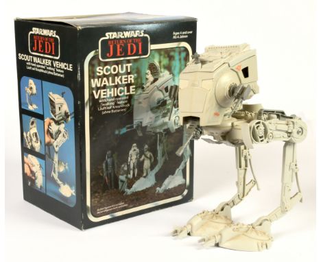 Palitoy Star Wars vintage Return of the Jedi Scout Walker, Good complete, within Good Plus opened box.