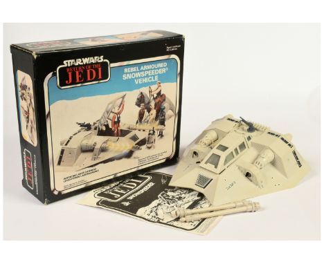 Palitoy Star Wars vintage Return of the Jedi Snowspeeder, Excellent complete, within Good opened box, includes instructions.