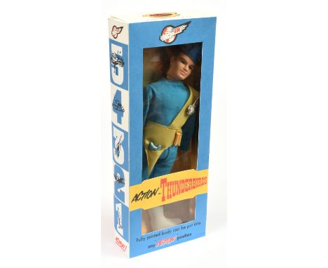 Fairylite vintage Gerry Anderson's Thunderbirds International Rescue Scott Tracy vinyl doll, based on Gerry Anderson's TV Ser