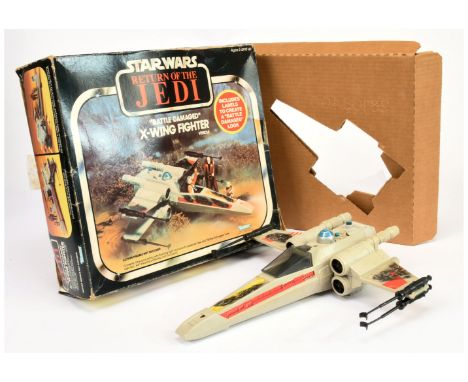 Kenner Star Wars vintage Return of the Jedi X-Wing Fighter (grey variant), Good (some discolouration) complete, within Good o