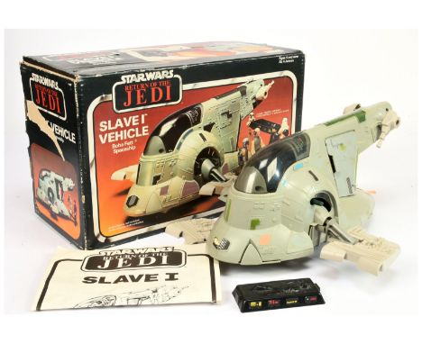 Palitoy Star Wars vintage Return of the Jedi Slave 1, Good complete, within Good opened box, includes instructions.