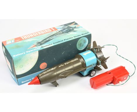 A JR 21 Toy vintage Gerry Anderson Battery Operated Remote Control Thunderbird 1 plastic scale model, Good Plus (untested), w