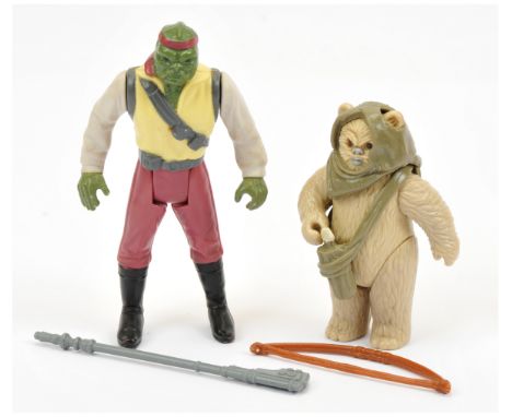 Kenner Star Wars vintage 3 3/4" figures x 2, Lumat, Excellent complete and Barada Good Plus complete. (2)