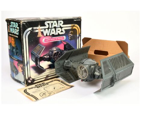 Kenner Star Wars vintage Darth Vader TIE Fighter, Fair to Good (damage to wing clip area, clips still functioning) complete, 
