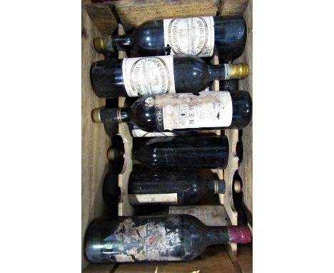 A mixed case of ten vintage red wines, including five bottles of Chateau Caronne St Gemme Haut -Medoc, 10. 