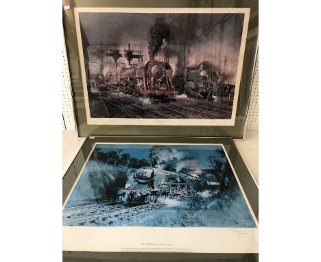 Terence Cuneo (1907-1996), four limited edition signed prints to include: 'Le Shuttle' The Official Eurotunnel Commemorative 