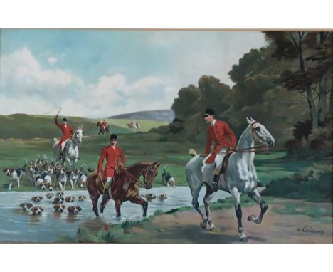 After De Condamy, three prints on fox hunting