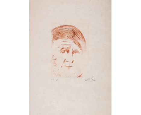 δ Salvador Dalí (1904-1989)Picasso (Field 68-4I; Michler &amp; Löpsinger 294)Etching, 1968, signed and inscribed 'EA' in penc