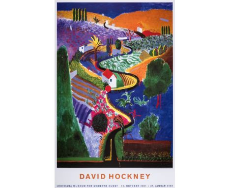 NO RESERVE David Hockney (b.1937) after.Nichols CanyonOffset lithograph printed in colours, 2001, from the edition of unknown