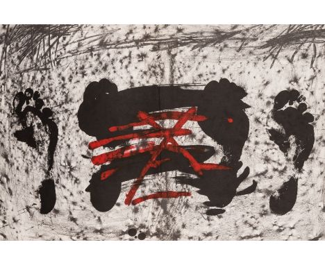 δ Antoni Tapies (1923-2012)Nocturn MatinalThe book, 1970, comprising eight lithographs printed in colours, with title-page, t