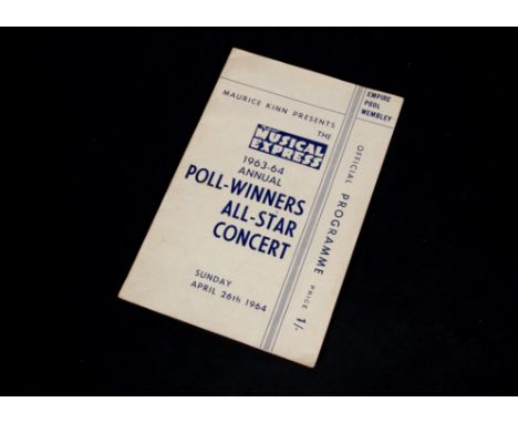 Beatles / Poll Winners Programme, Programme for the New Musical Express 1963-64 Poll-Winners All-Star Concert at The Empire P