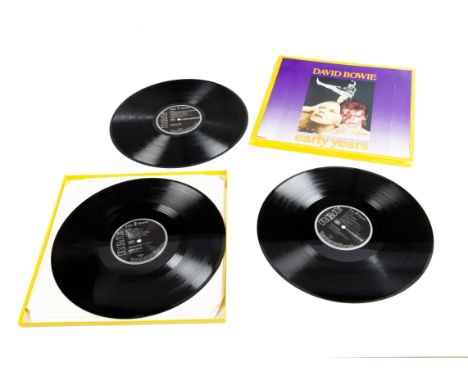 David Bowie Box Set, Early Years - 3 LP Box Set - Original French Release 1985 on RCA (NL 89494) comprising Aladdin Sane, The