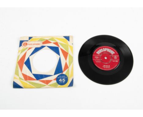 The Beatles, Love Me Do 7" Single b/w P.S. I Love You - Original UK First Press release on Parlophone 1962 (45-R 4969) - Red 