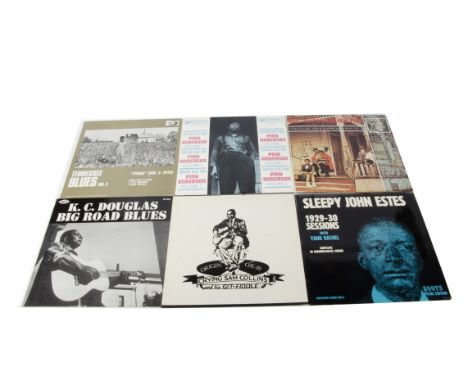 Blues LPs, twelve albums of mainly Blues comprising Sleepy John Estes - Tennessee Blues Vol 4 and 1929-30 Sessions, Blind Wil