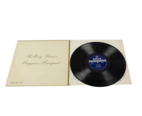 Rolling Stones LP, Beggars Banquet LP - Original UK Stereo release 1968 on Decca (SKL 4955) - Laminated Gatefold Sleeve, Unbo