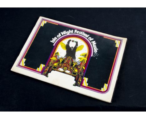 Isle of Wight Festival 1969 programme, Programme for the Isle of Wight Festival 1969 billed as Dylan’s comeback gig after a l