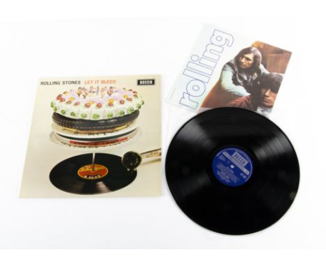 Rolling Stones LP, Let It Bleed LP - UK Stereo release (boxed logo) on Decca (SKL 5025) - Laminated  sleeve with Poster - no 