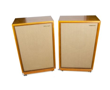 Tannoy Speakers, a pair of Tannoy Mansfield speakers H.P.D. 315 units purchased in 1976 - In teak and in excellent condition 