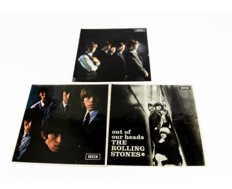 Rolling Stones LPs, the first three Original UK Rolling Stones albums comprising Rolling Stones (LK 4605 - VG/VG), No 2 (LK 4