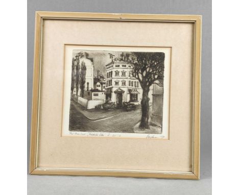 Friedrichs Ecke - Voigtmann, Lutz 1979 Lithographie rechts unterhalb mit Blei signiert Voigtmann sowie datiert (19)79, links 