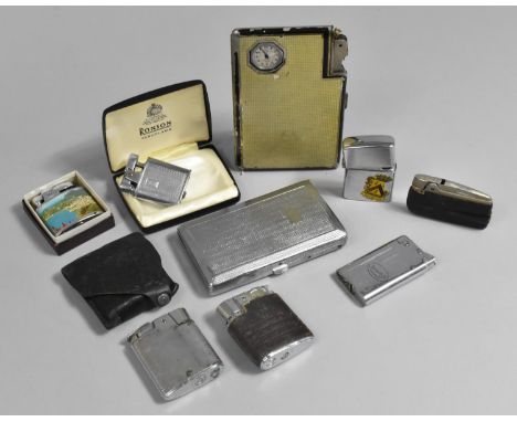 A Collection of Vintage Pocket Lighters, Cigarette Cases etc (We are Unable to Post this Lot) 