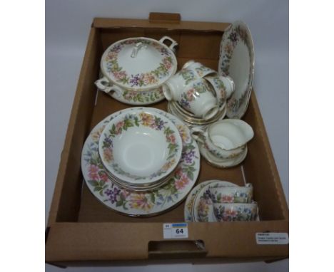 Paragon 'Country Lane' tea and dinnerware in one box Condition Report Tea Service - six place settings
Dinner Service - six p